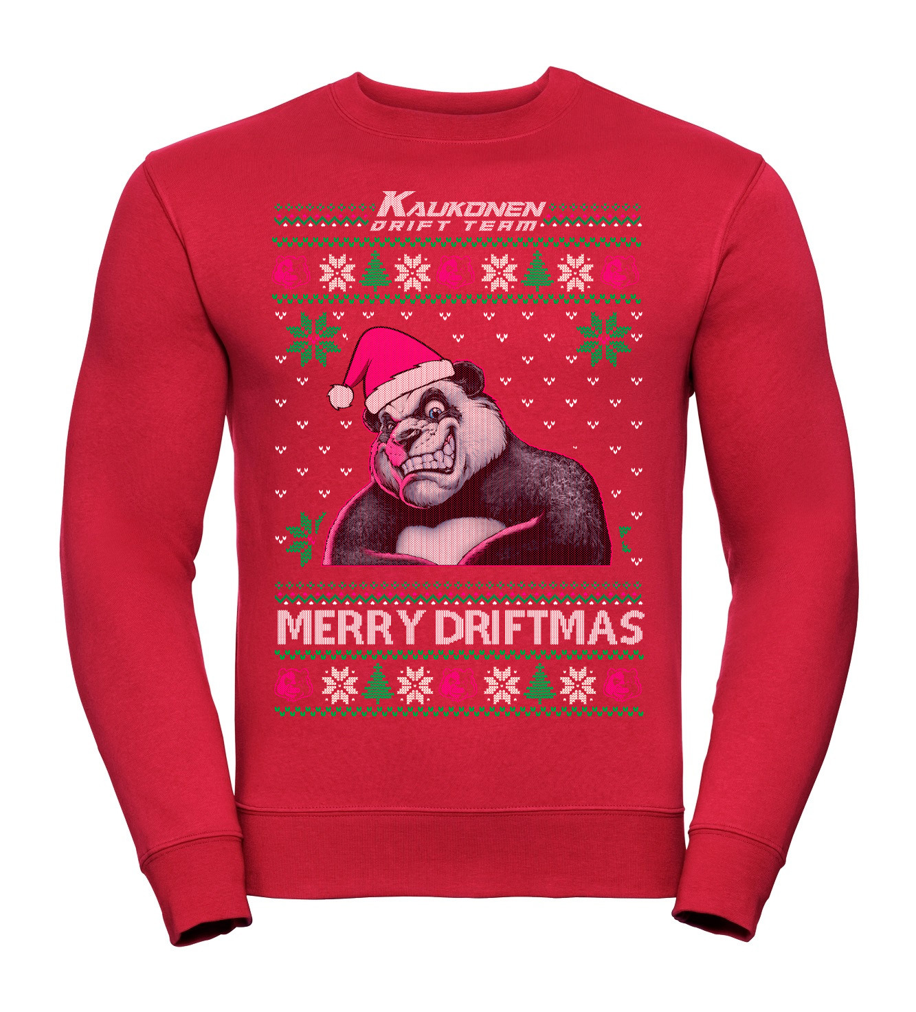 Driftpanda Joulupaita Punainen
